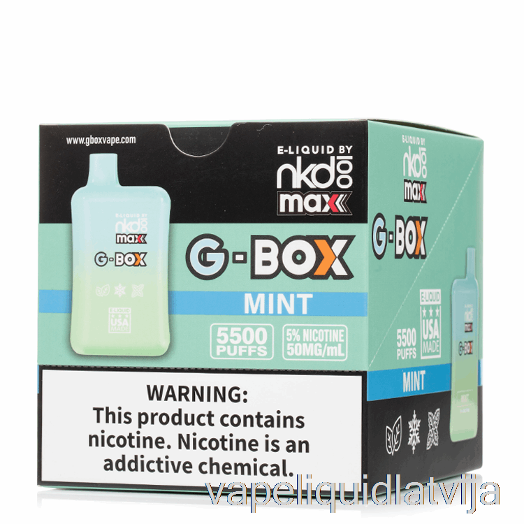 [10-pack] Gbox X Pliks 100 5500 Vienreizējās Lietošanas Vape šķidrums